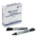 Merlin Industries Premium Glass Board Dry Erase Marker Bullet Tip, Black - 1 Dozen 79553